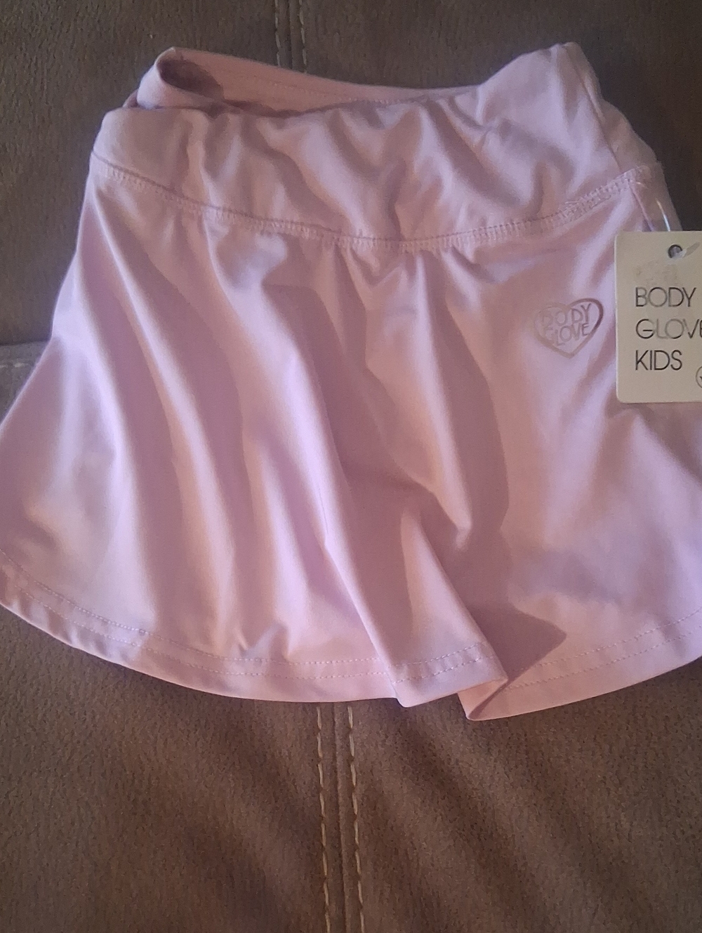 NWT Body Glove Girls Pastel Pink Skirt, Skort Sz 4